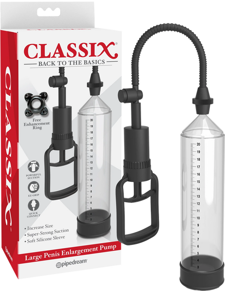Classix - Large Penis Enlargement Pump - Clear