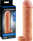 Fantasy X-Tensions - Perfect 1" Extension with Ball Strap - Flesh - K. P.