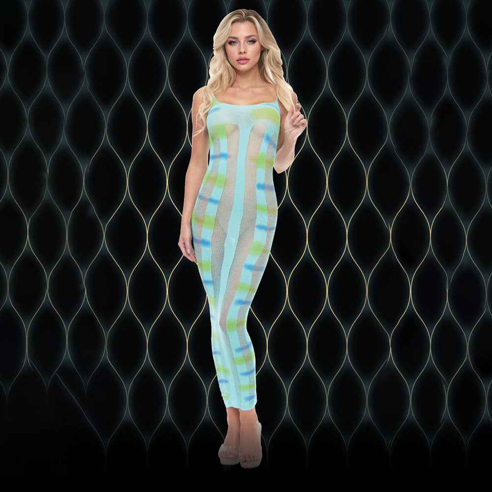 LAPDANCE Blue Horizon Maxi Dress