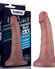 Dual Density Power Cock - 6 Inch - Flesh