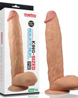 King Size 11'' Realistic Dildo - Flesh