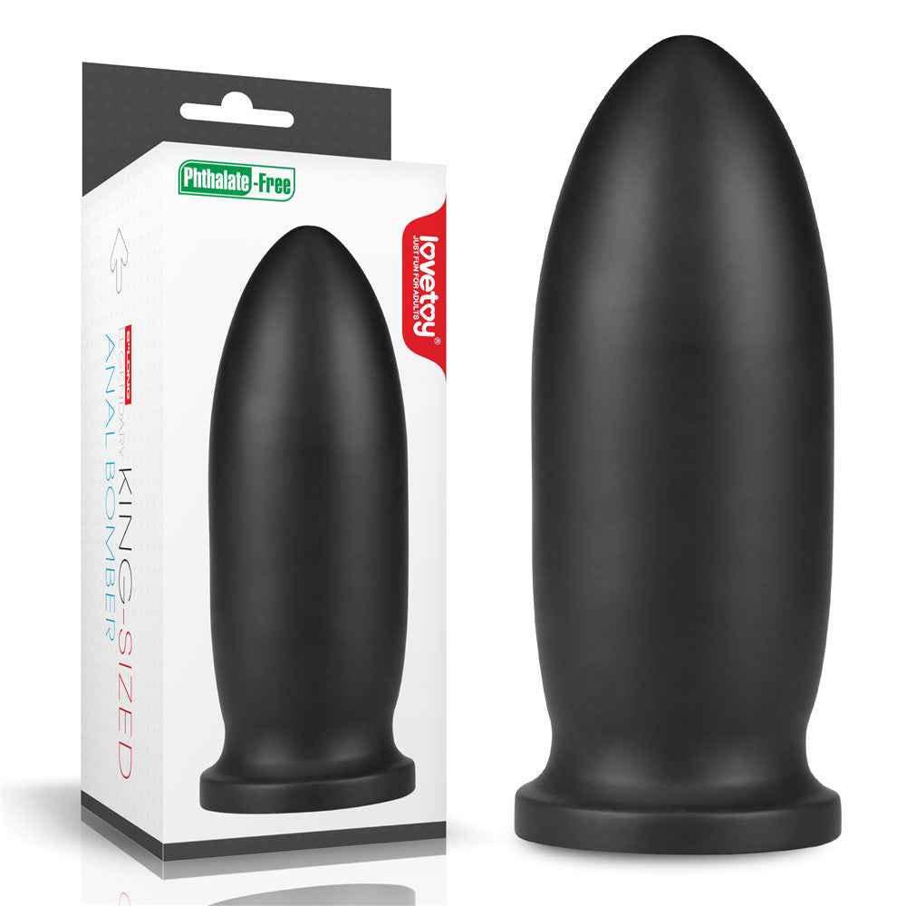 King Sized Anal Bomber Megal Anal Plug - Black