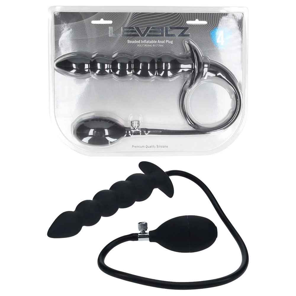 LEVELZ Beaded Inflatable Anal Plug