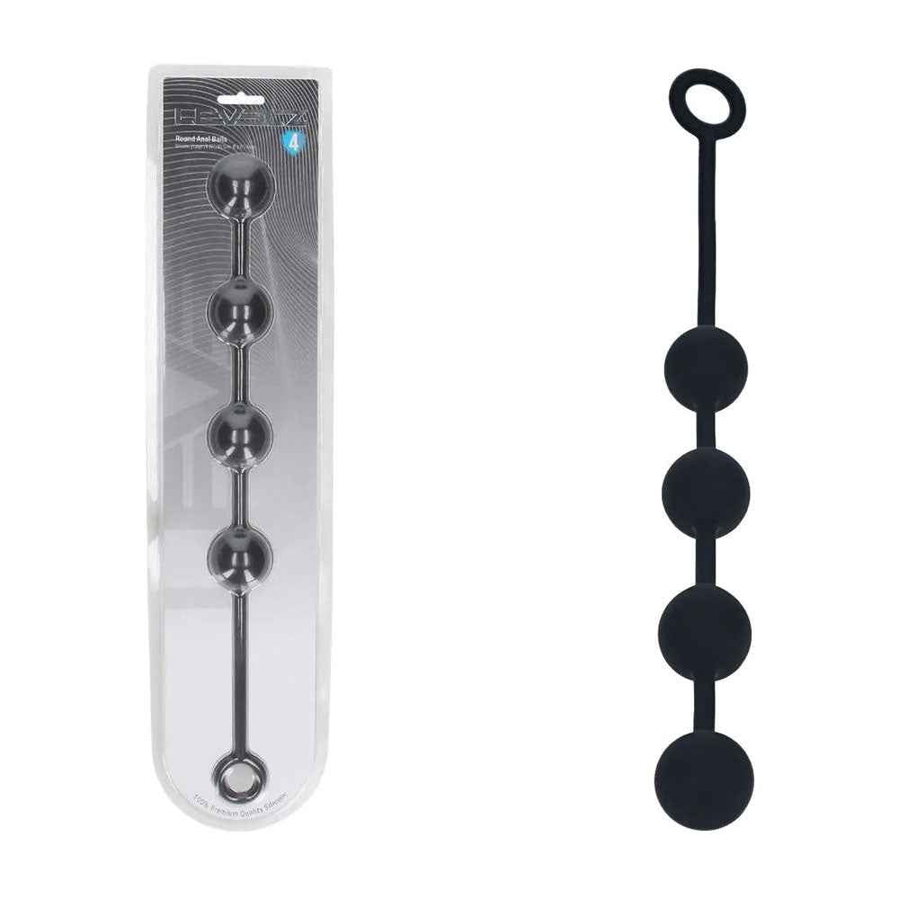 LEVELZ Round Silicone Anal Balls - L - 40mm