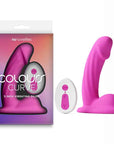 Colours Curve - Vibrating 5'' Dildo - Pink