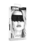 OUCH! Black & White Lace Mask With Elastic Straps