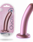 OUCH! Smooth Silicone G-Spot Dildo - 6'' / 14.5 cm