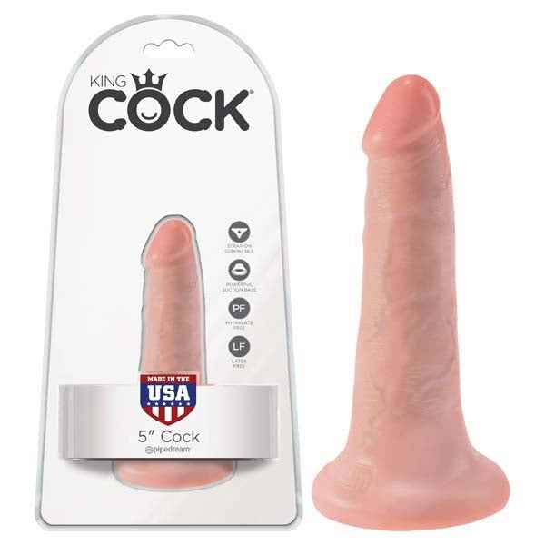 King Cock 5'' Dildo - Flesh