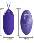 Remote Control Vibrating Love Egg - Berger - Youth - Purple - K. P.