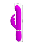 4in1 Multi-Function Thrusting Rabbit  Vibrator - Coale - Multiple Colours - K. P.