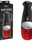 PDX Elite Fap-O-Matic Pro XL - White/Red