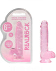 REALROCK 6'' Realistic Dildo With Balls