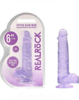 REALROCK 6'' Realistic Dildo With Balls