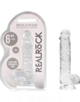 REALROCK 6'' Realistic Dildo With Balls