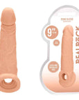 REALROCK 9'' Realistic Penis Extender with Rings