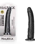 REALROCK Realistic Slim Dildo with Suction Cup - 20.5cm