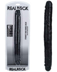 REALROCK 40cm Thick Double Dildo - Black