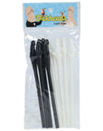 S-LINE The Dickheads - Couples Straws Black/White