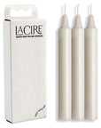 LaCire Drip Pillar Candles - White