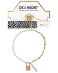 Sex & Mischief Pearl Day Collar