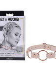 Sex & Mischief Peaches n CreaMe Ring Day Collar - Peach