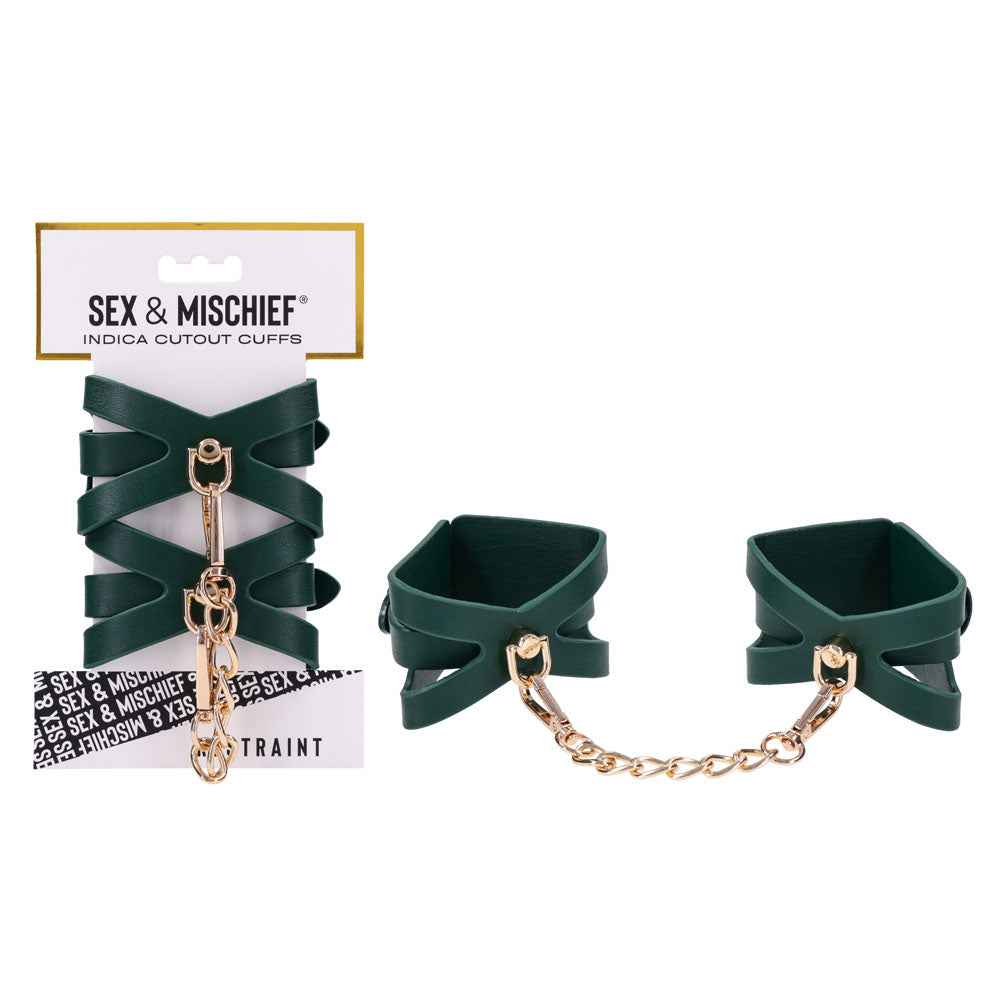 Sex & Mischief Indica Cutout Cuffs