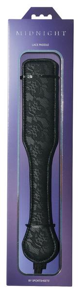 Sincerely - Midnight Lace Paddle - Black