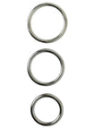 SPORTSHEETS Seamless Metal O-Ring 3 Pack