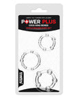 Power Plus Triple Beaded Ring Set