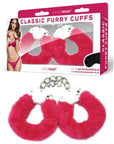 WhipSmart Classic Furry Cuffs - Hot Pink