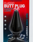 Butt Plug - Smooth Large 6" - Black