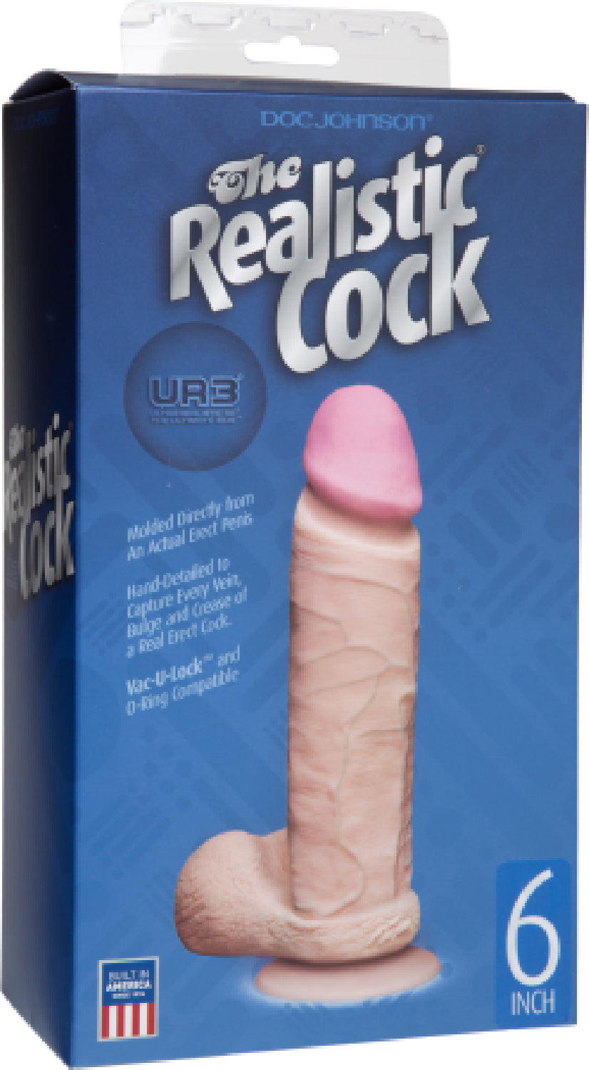The Realistic Cock 6&quot; - Flesh