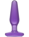 Crystal Jellies - Medium Butt Plug - Purple