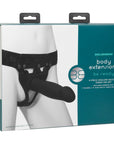 Body Extensions - Be Ready 4 Piece Hollow Silicone Strap-On Set - Black