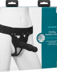 Body Extension - Be Daring 7" 2 Piece Hollow Silicone Strap-On Set