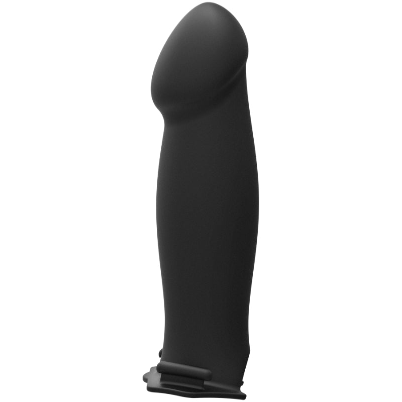 Body Extensions - Be Bold 8&quot; 2 Piece Hollow Silicone Strap-On Set
