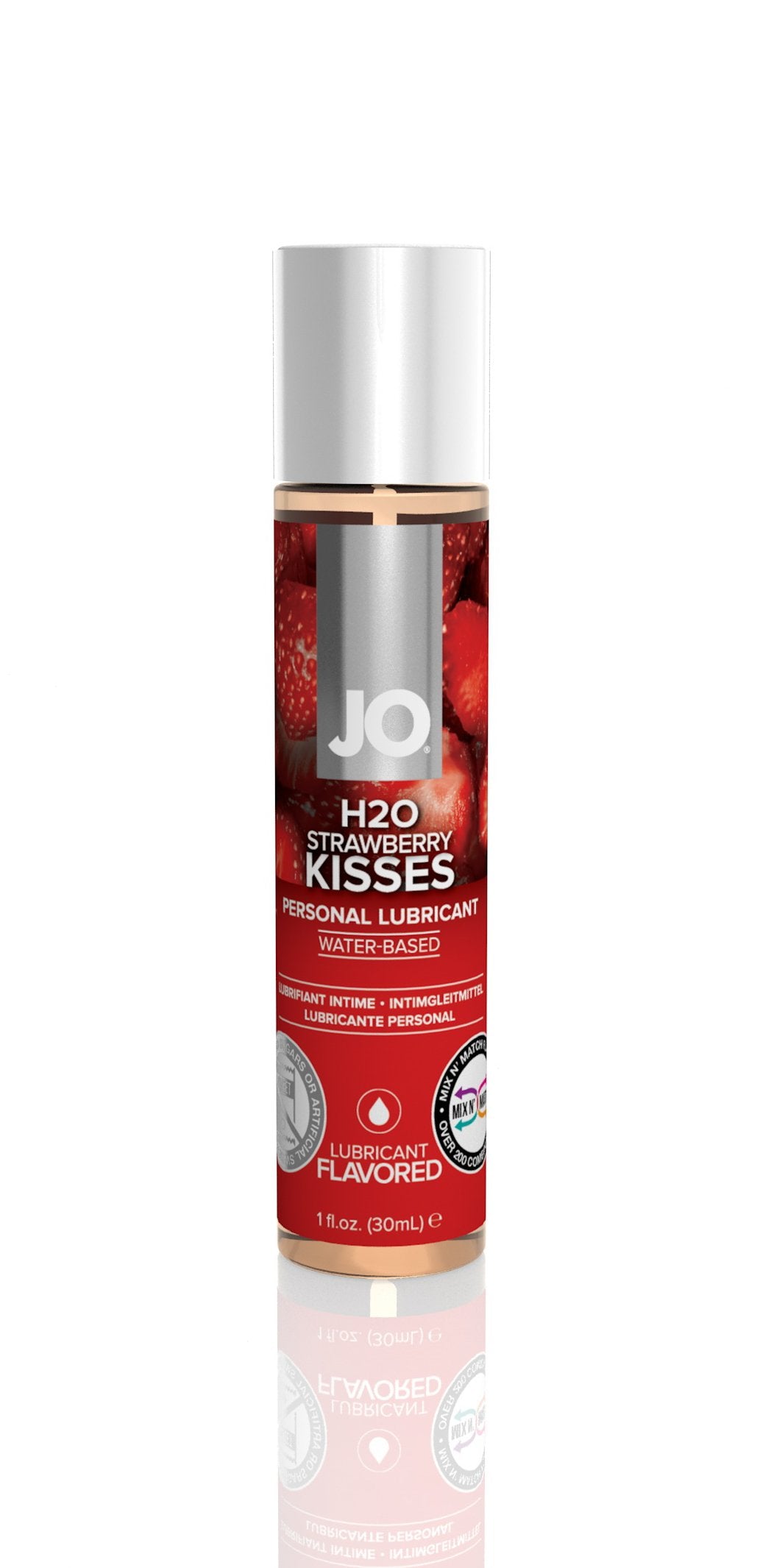 JO H2O Flavored 1 Oz / 30 ml Strawberry Kiss