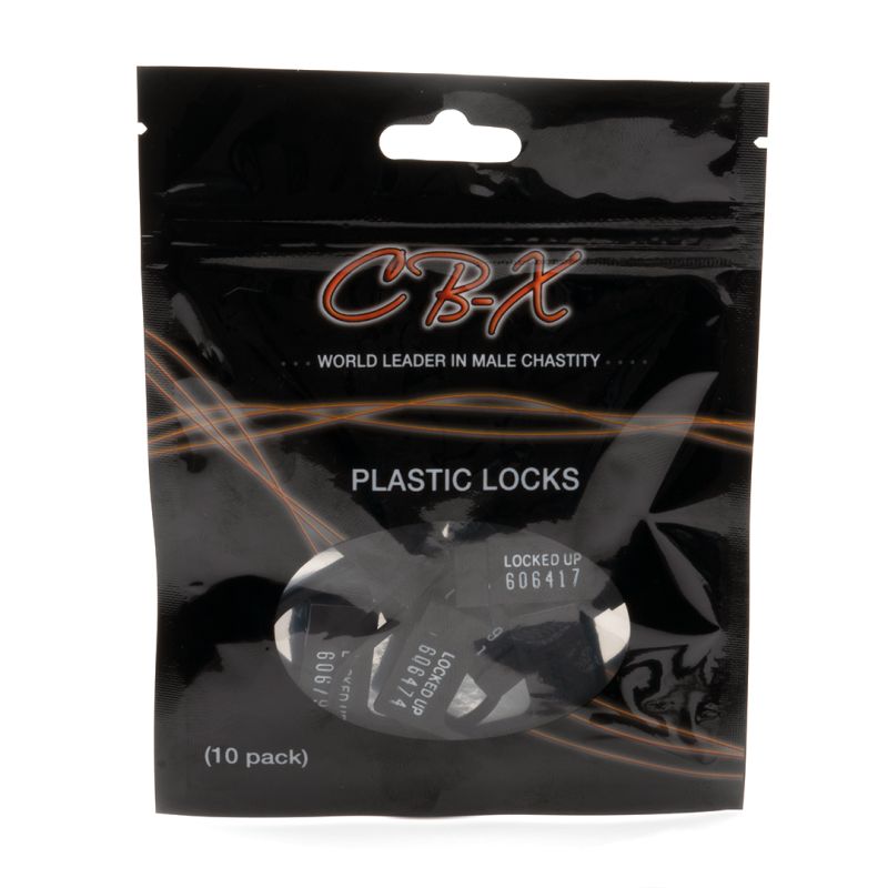 Cockcage - Plastic Locks 10pc - Black
