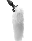 Tailz - White Fox Tail Vibrating Anal Plug - White