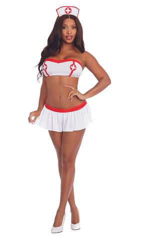 Nurse Ivana Spanking Nurse Costume - Red/White