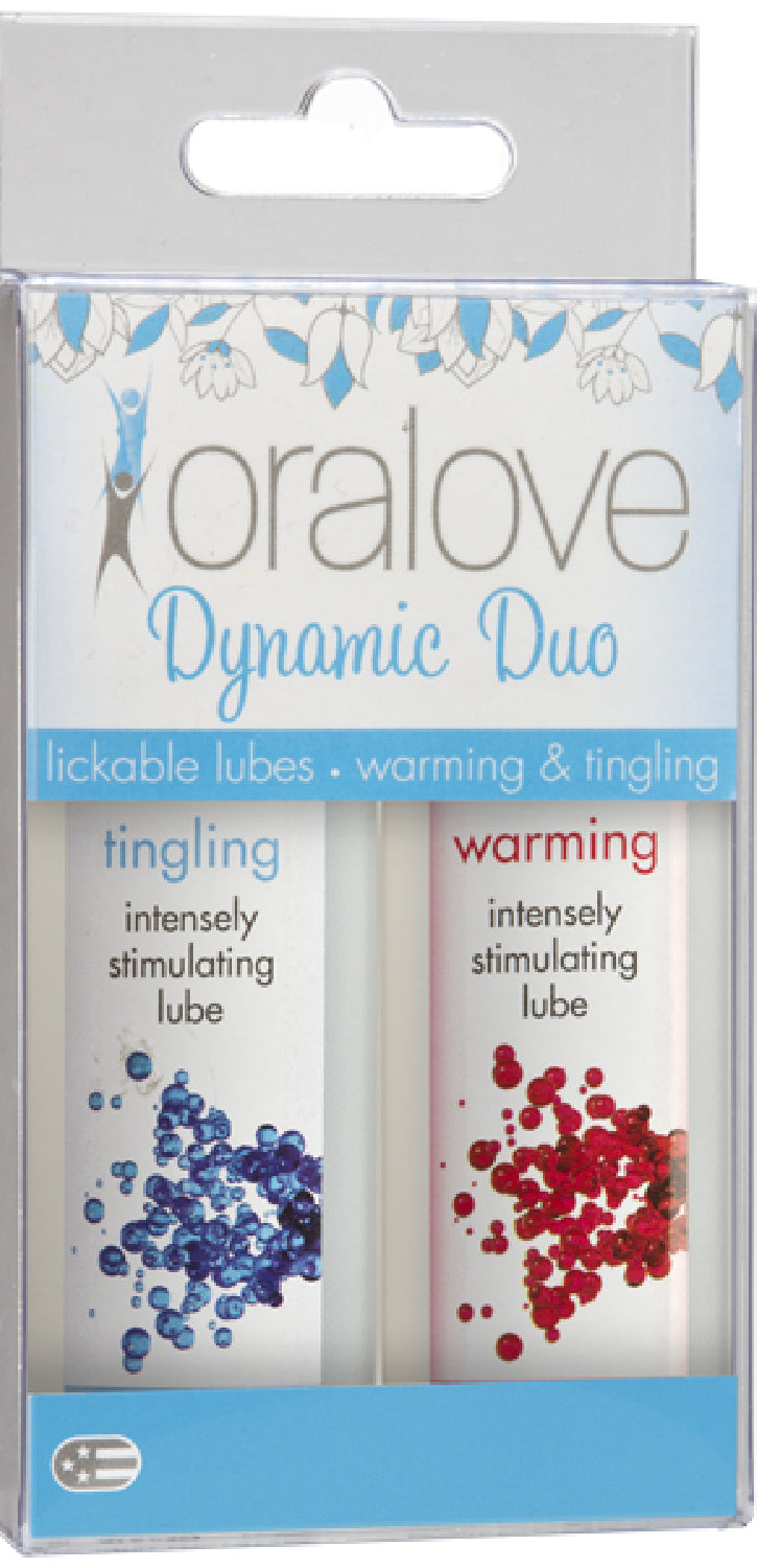 Oralove Dynamic Duo Lickable Lubes - Warming &amp; Tingling