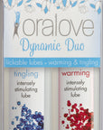 Oralove Dynamic Duo Lickable Lubes - Warming & Tingling