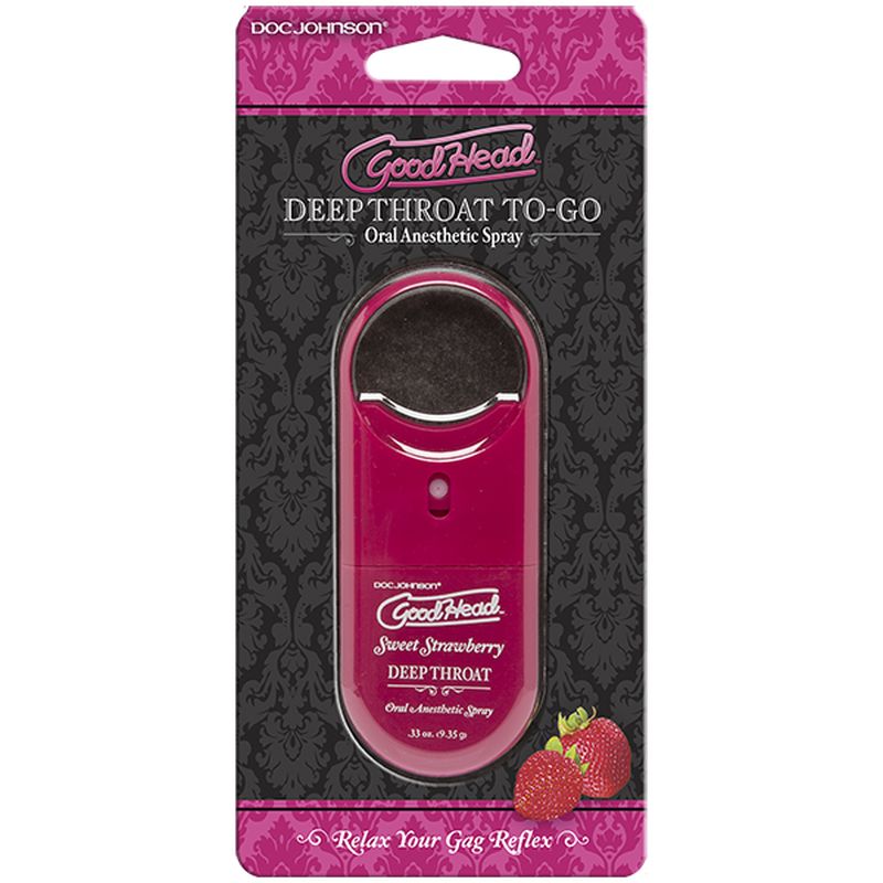 GoodHead - To-Go Deep Throat Spray - Sweet Strawberry 9ml - K. P.