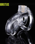 Chastity Cage - Shark - Clear - K. P.