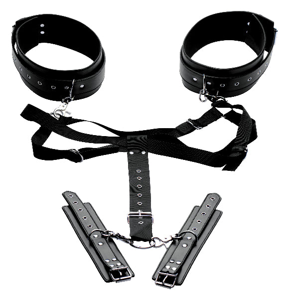 The Master Series - Acquire Easy Access Thigh Harness - Black