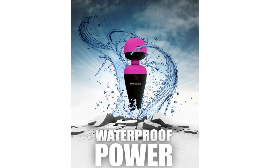 PalmPower - Recharge Waterproof Wand - Black/Pink