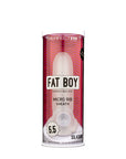 Fat Boy - Micro Rib Sheath 5.5" - Clear