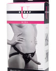 Strap-U - Sutra Fleece-Lined Strap On with Vibrator Pouch - Black