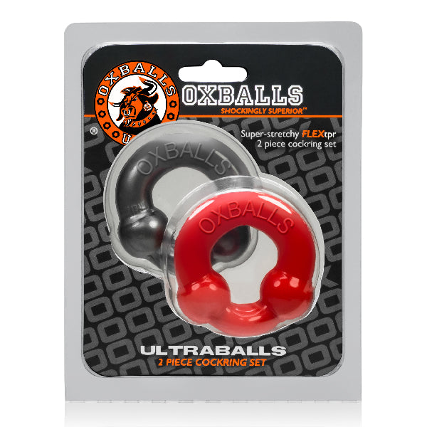 Ultraballs 2 Pack Cockring - Multiple Colours