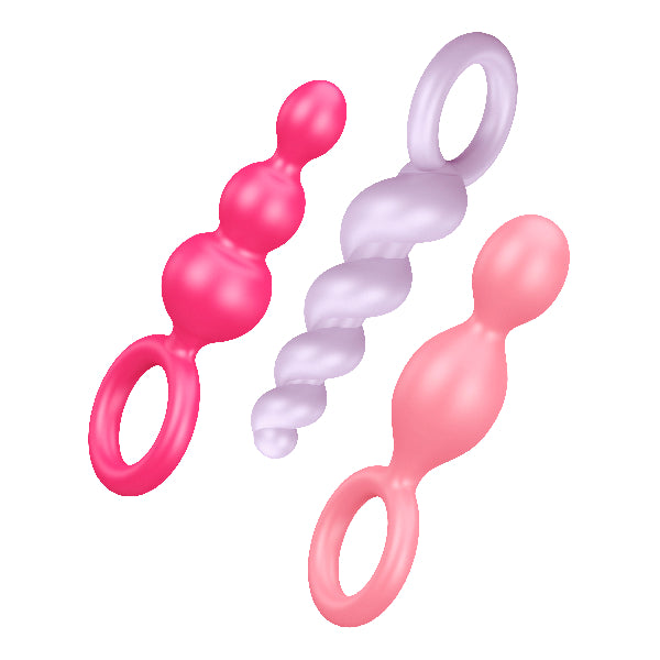 Satisfyer Plugs - Booty Call - Mixed Colours